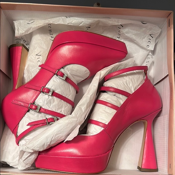 Pink Strappy Heels